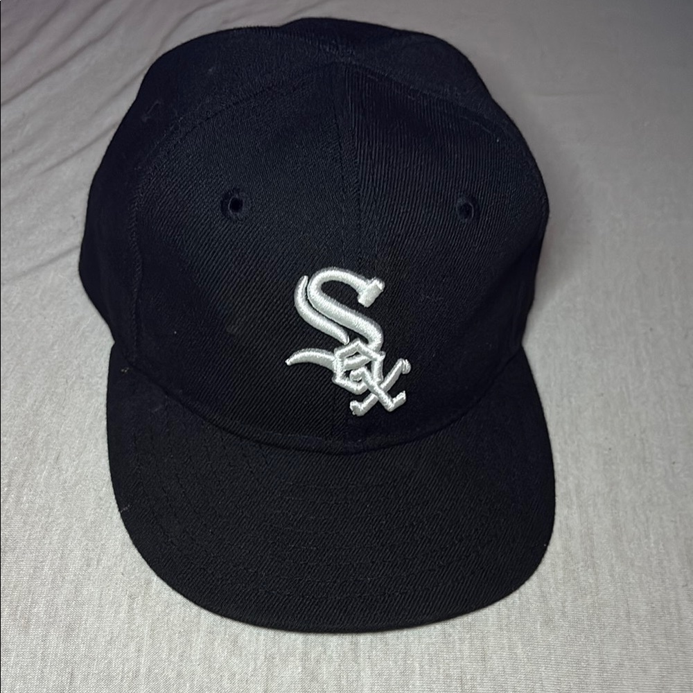 Toddlers SoX Black Baseball Cap with White Logo